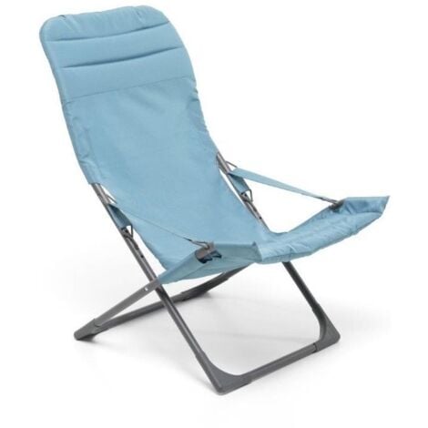 SALMAR SDRAIO CANAPONE 3 POSIZIONI IN FERRO PETROLIO