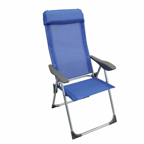 Sdraio Giulia 59x60x109 h cm in Textilene Blu