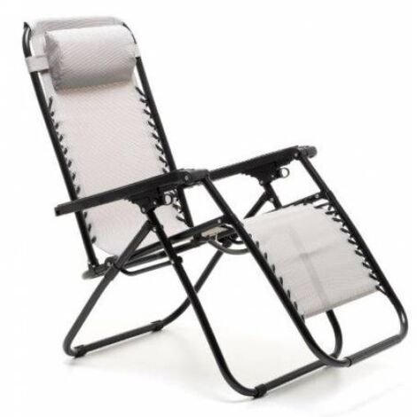 Sdraio mod. Spring reclinabile grigia M0700-03 gravity 65x90xH111 cm.