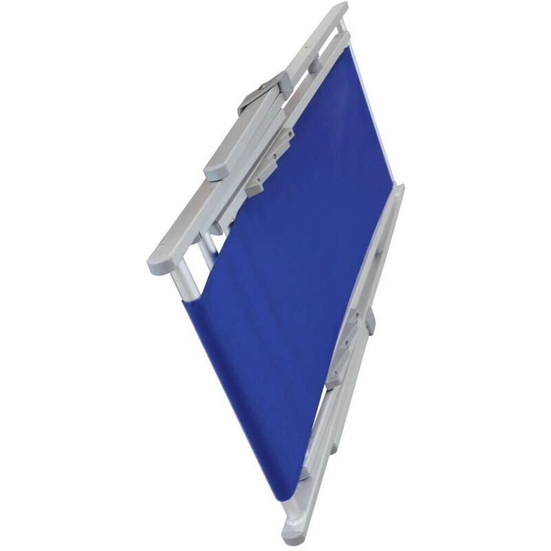 Poltrona Regista Playa Blu - 2 Pezzi, In Alluminio E Texilene | Per Spiaggia E Giardino - Foto 8