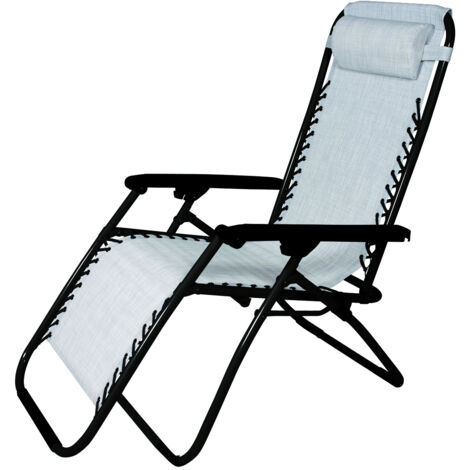 SDRAIO RECLINABILE cm. 62x142x120 h col. Grigio