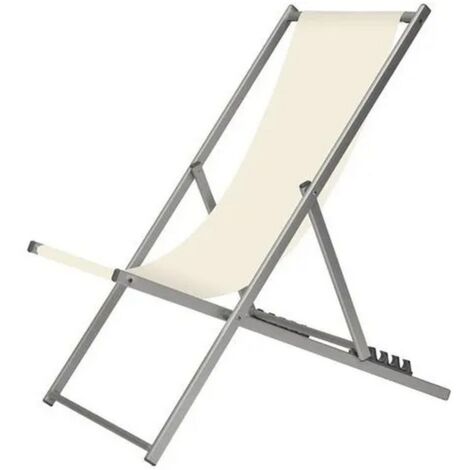Sdraio spiaggia pro colore bianco