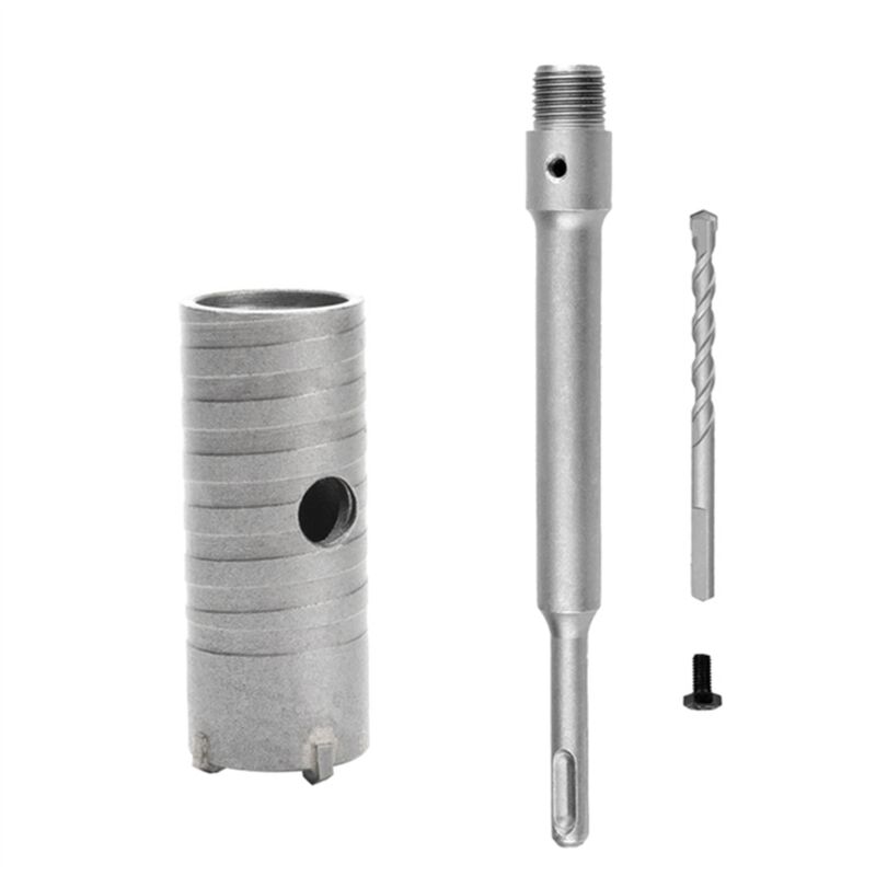 Image of Sds Plus Hammerbohrer Wandlochsäge Bohrer Set Schneidwerkzeuge, 30mm