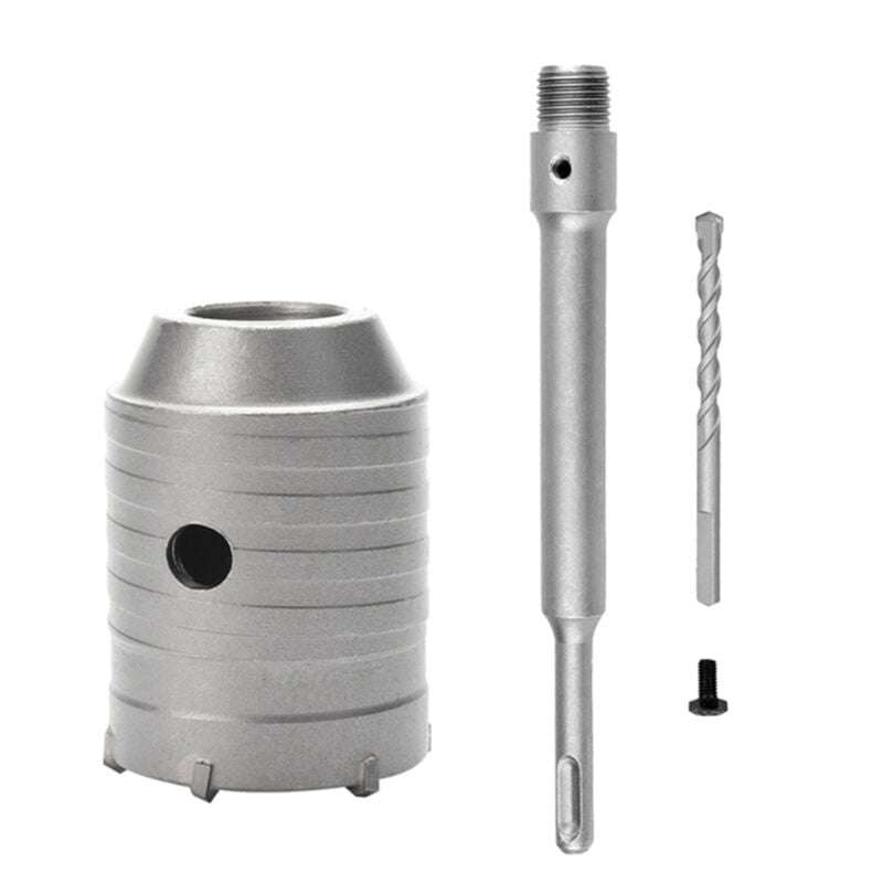 Image of Sds Plus Hammerbohrer Wandlochsäge Bohrer Set Schneidwerkzeuge, 55mm