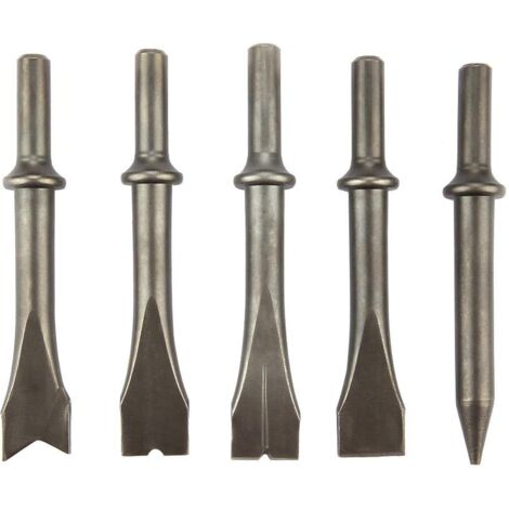 SDS PLUS Meißelset, 5 Stücke Air Hammer Meißel, Pneumatische Meißel Hammer Bit für 150/190/250 Air Hammer
