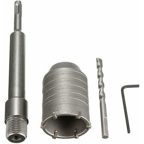 SDS Plus tige béton ciment pierre 50 mm mur scie cloche foret 200 mm tige nouveau