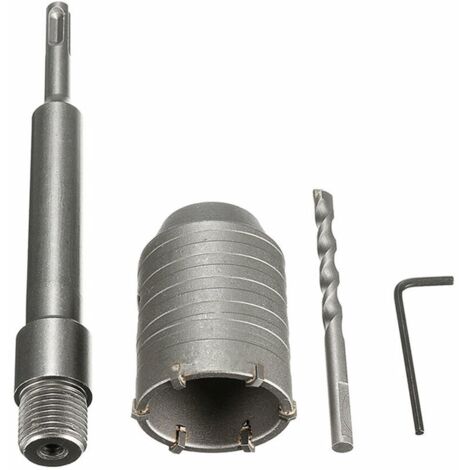 SDS Plus tige béton ciment pierre 50 mm mur scie cloche foret 200 mm tige nouveau