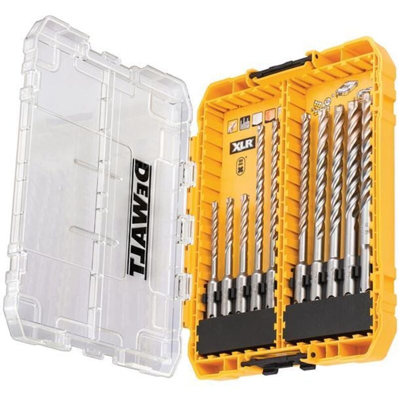 DT70752 sds Plus xlr Full Head Carbide Drill Bit Set, 10 Piece DEWDT70752 - Dewalt