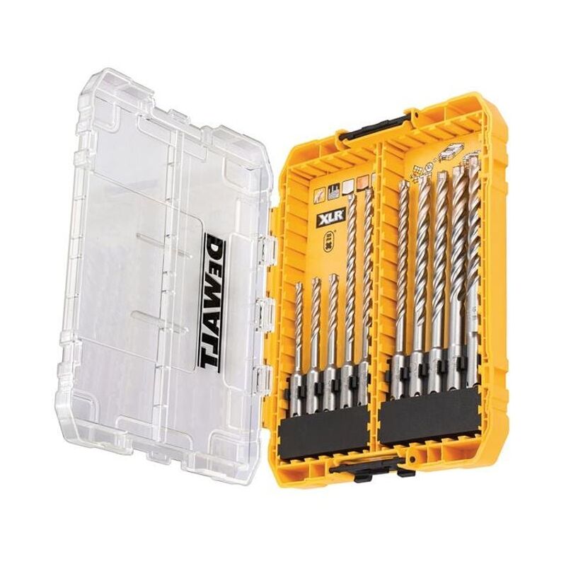 Dewalt - DT70752 sds Plus xlr Full Head Carbide Drill Bit Set, 10 Piece DEWDT70752