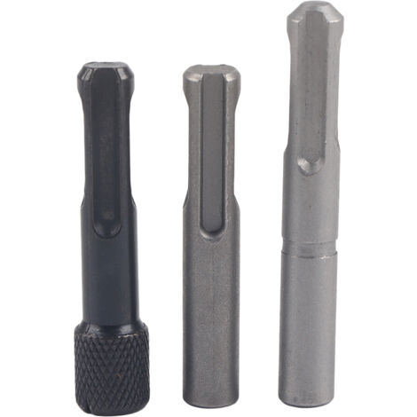 SDS-Steckschlüsseladapter für Schlagbohrmaschinen, 1/4"-Sechskant-Bithalter (3-teiliges Set)
