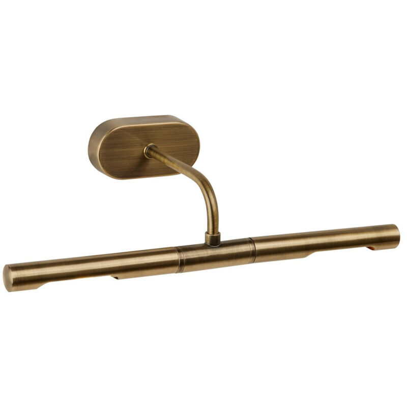 Searchlight Valencia Lámpara de cuadro de metal de latón antiguo