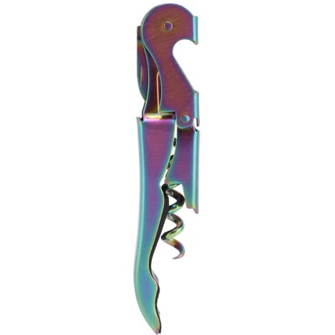 Sea Horse Corkscrew Wine Tool Bottle Opener Knife Stainless Steel Hippocampus Can Opener Double Hinged CorkscrewColorful