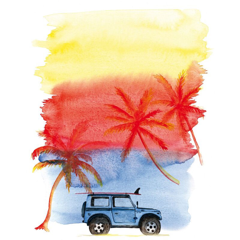 

Beneffito - SEA - Póster Artístico Firmado – Coche - 40x60cm