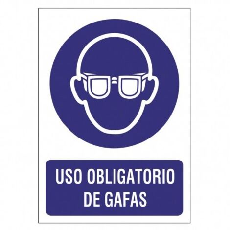 SEÃ‘AL 210X297 PVC USAR GAFAS - EHLIS