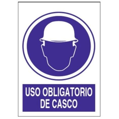 SEÃ‘AL 21X30 USO OBLIGATORIO CASCO - EHLIS