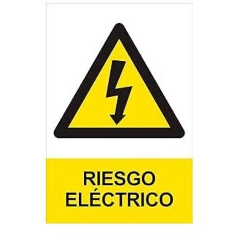 SEÃ‘AL ADHESIVO TROQUE.RIESG.ELECTRICO - METALICAS JULIO GARC