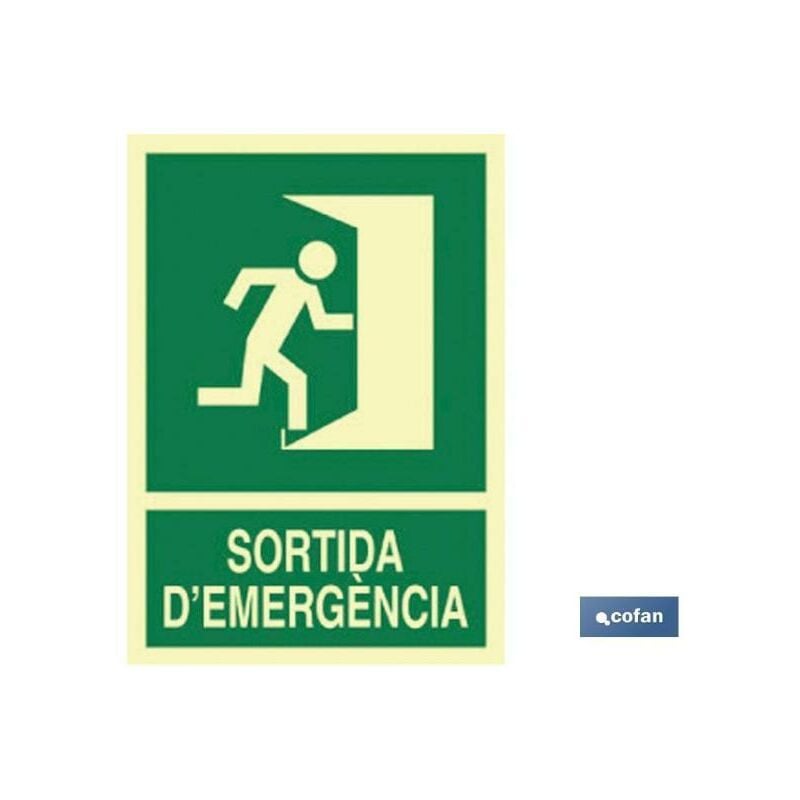 

PLIMPO señal luminiscente 297x210mm. sortida demergència