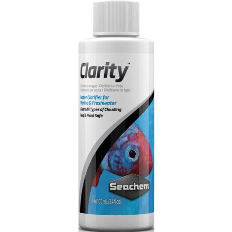 Seachem Clarity - chiarificatore d'acqua per acquari di acqua marina e dolce - 100 ml