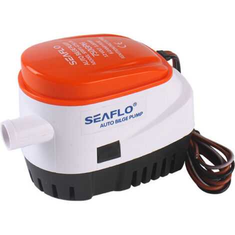 SEAFLO 06 Series 750GPH Automatic Submersible Bilge Pump with Integrated Float Switch 12v