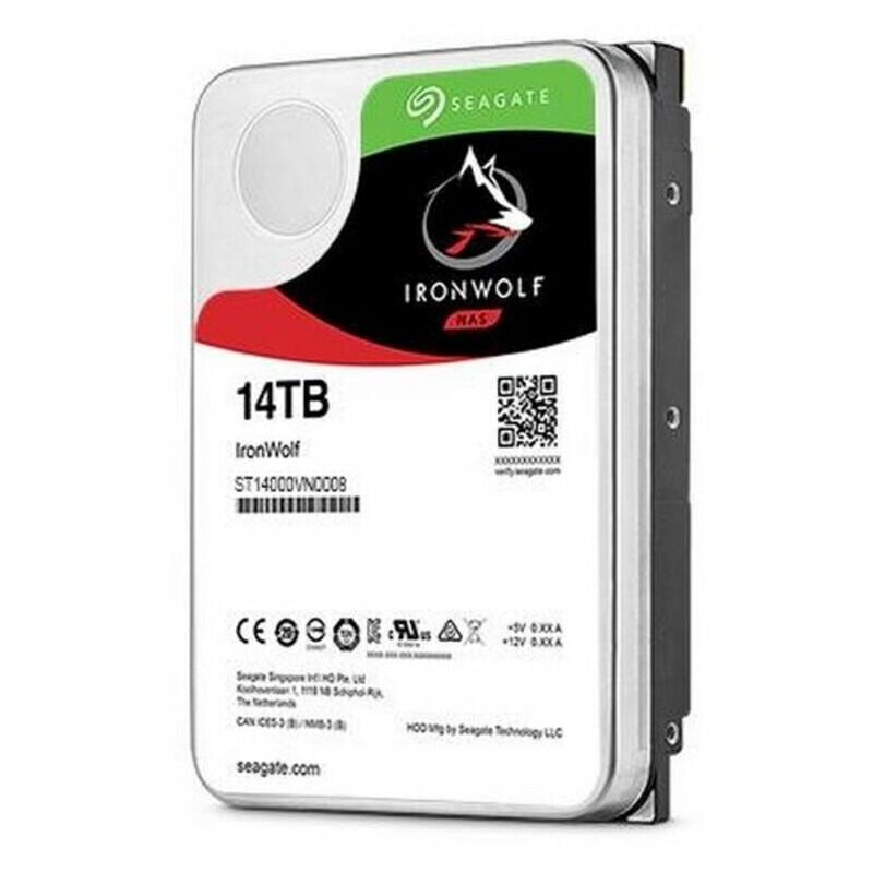 

Disco Duro IRONWOLF NAS 3.5' Sata III 12 TB - Seagate