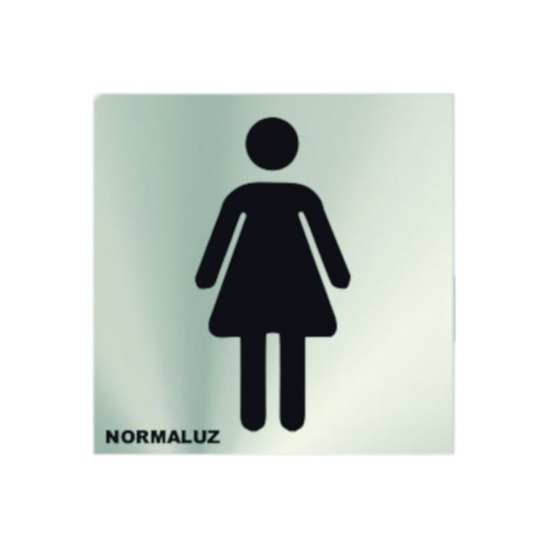 

Señal 120X120Mm Inox Adh Aseos Mujer Rd727010