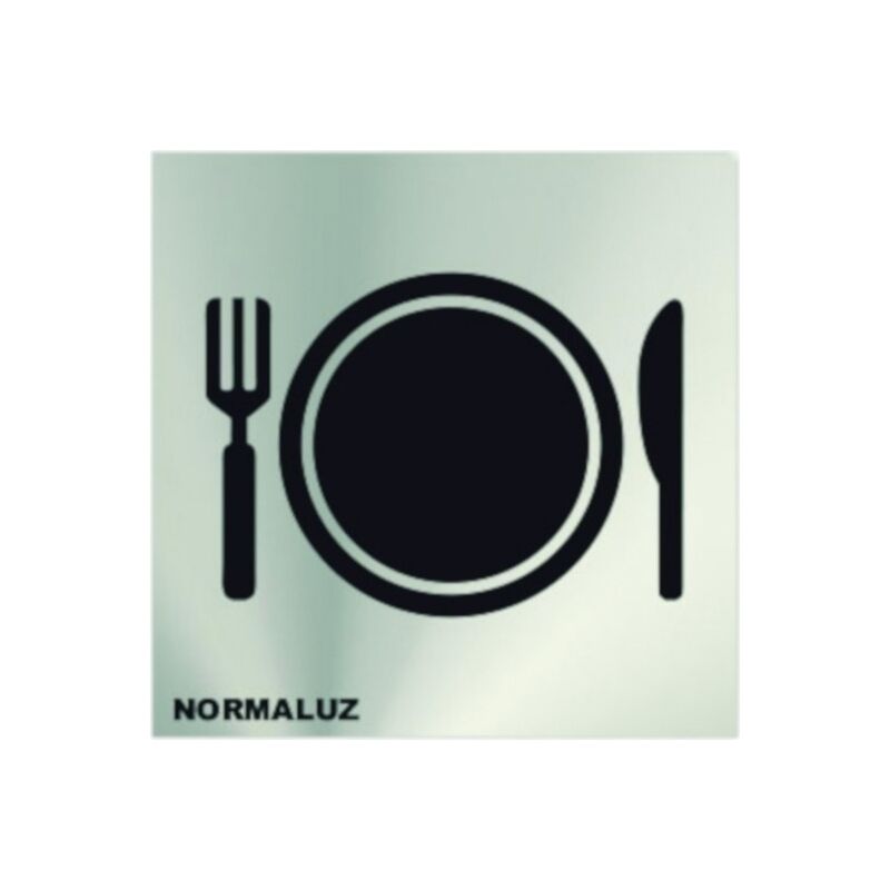 

Señal 120X120Mm Inox Adh Restaurante Rd727018