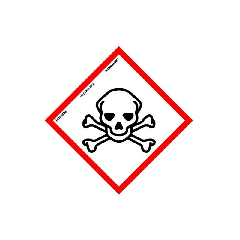 

Señal 150X150Mm Pvc Producto Qumico Toxicidad Aguda Rd47054