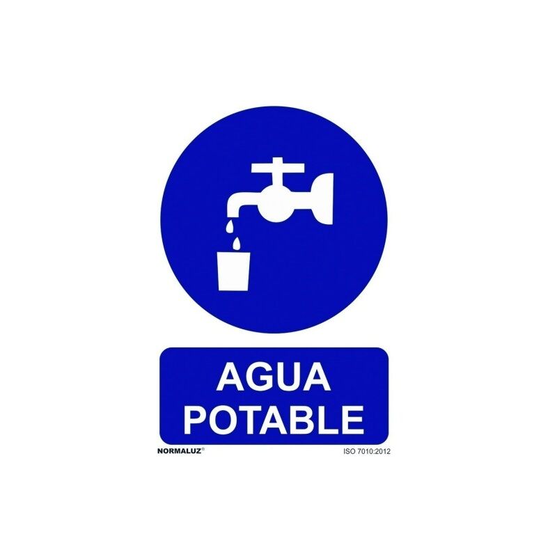 

Señal 210X300Mm Pvc Agua Potable Rd20017