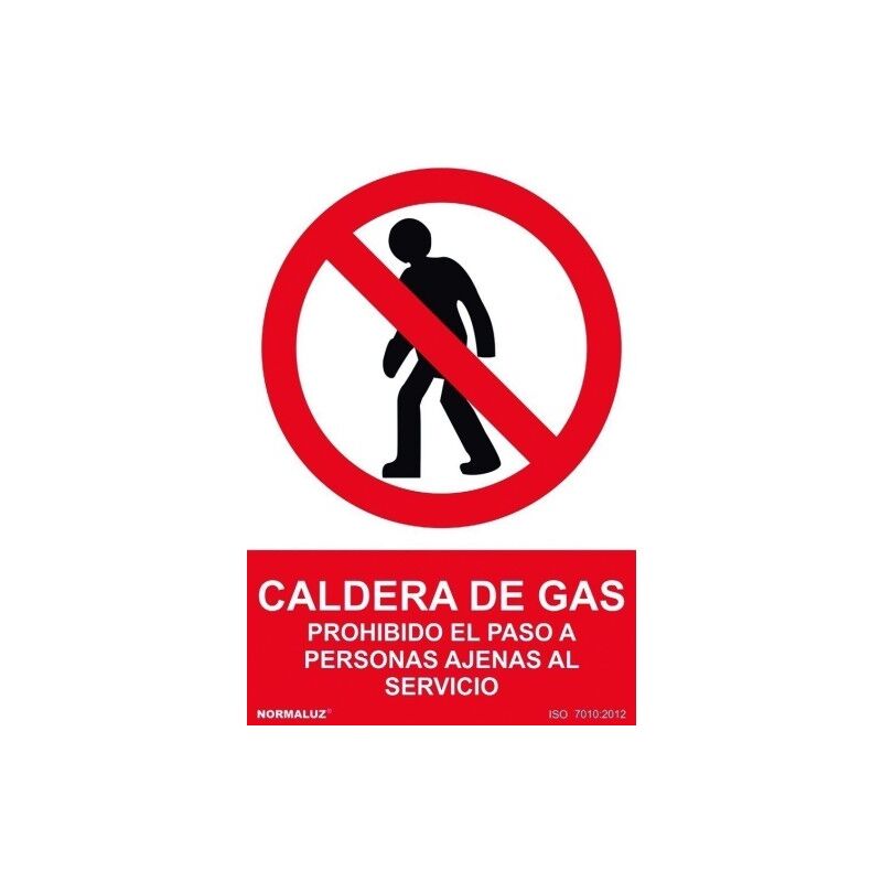 

Normaluz - Señal 210X300Mm Pvc Caldera De Gas Rd40018