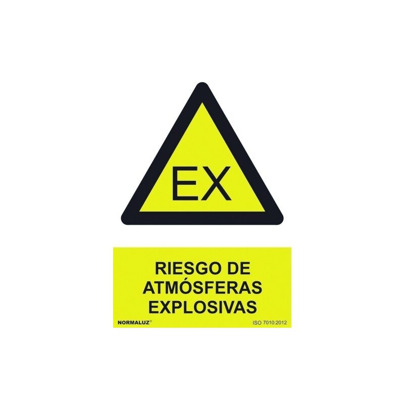 

Señal 210X300Mm Pvc Riesgo De Atmsferas Explosivas Rd30027