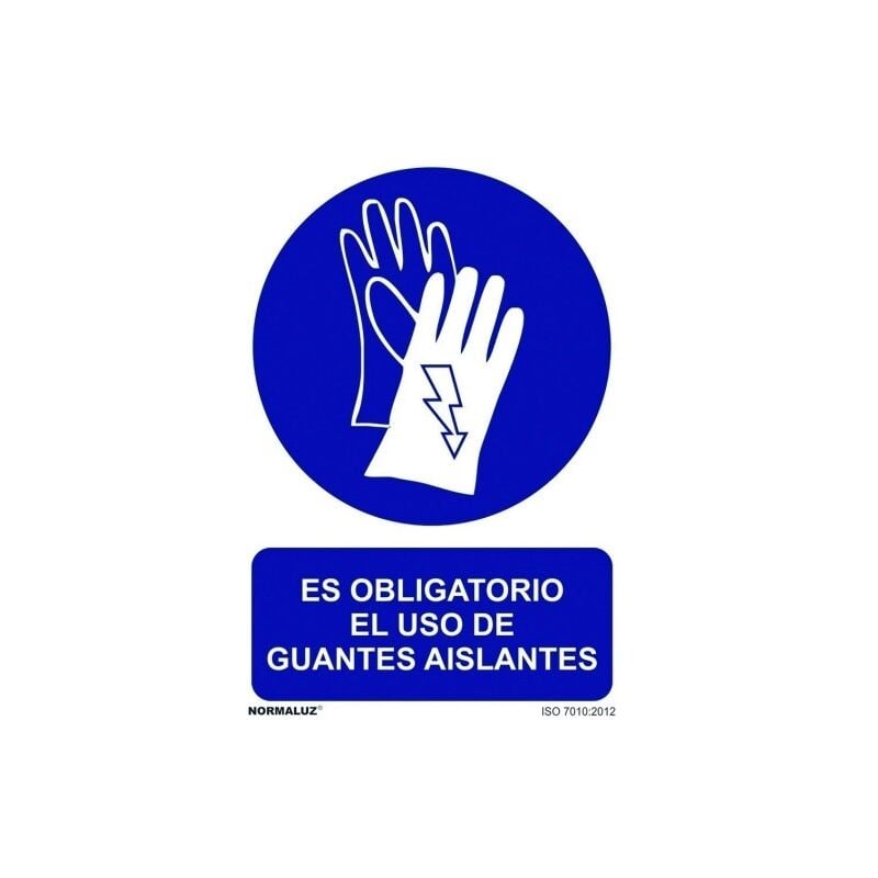 

Señal 210X300Mm Pvc Uso Obligatorio Guantes Aislant Rd20004
