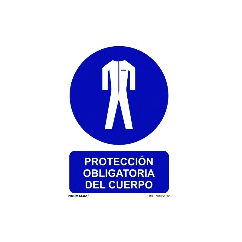 

Señal 210X300Mm Pvc Uso Obligatorio Protecc Cuerpo Rd20012