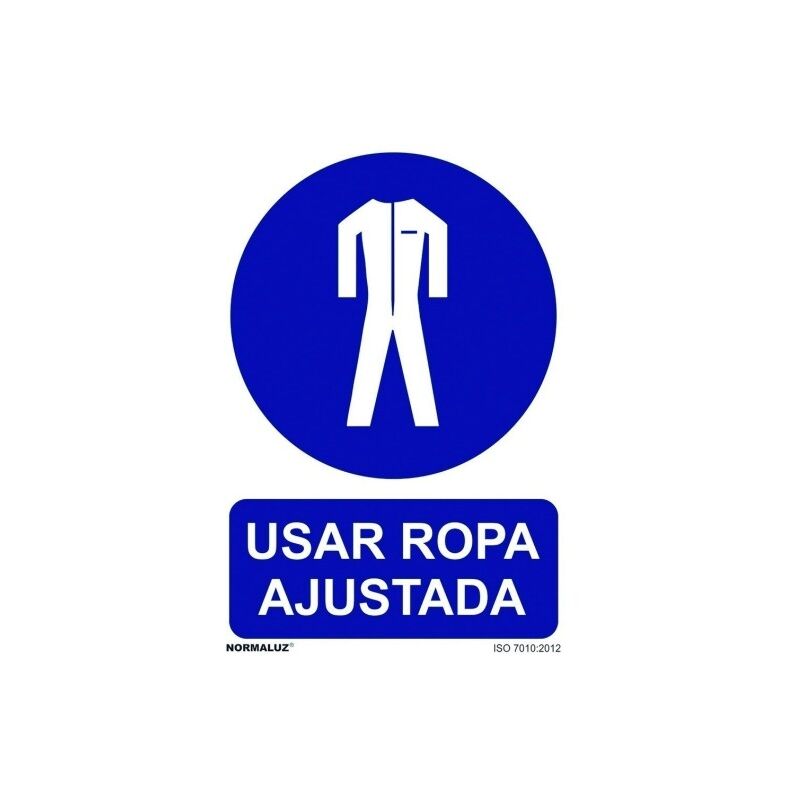 

Señal 210X300Mm Pvc Uso Obligatorio Ropa Ajustada Rd20025