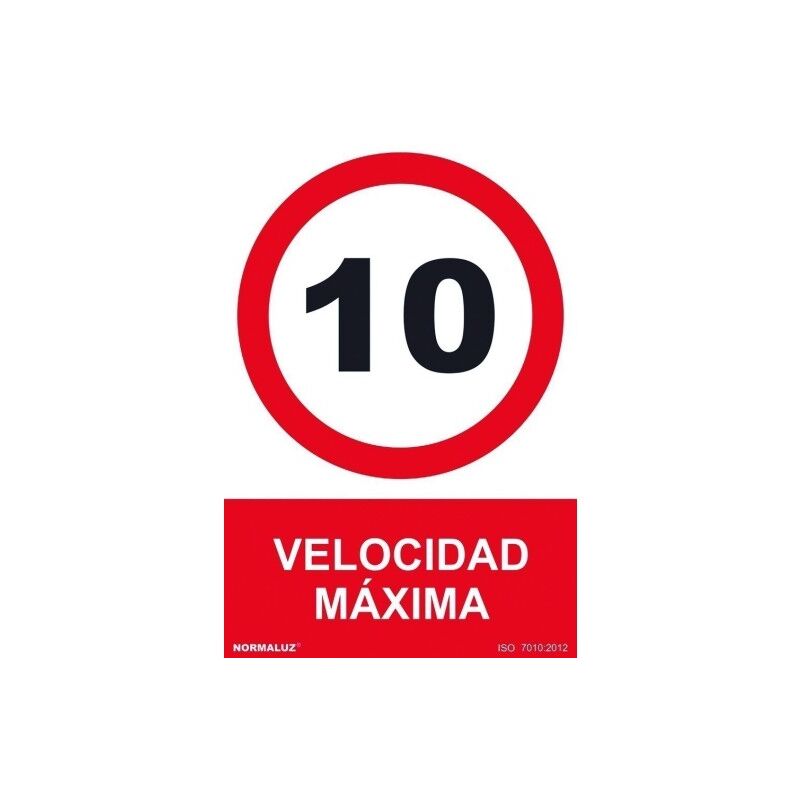 

Normaluz - Señal 210X300Mm Pvc Velocidad Mxima 10 Rd40077