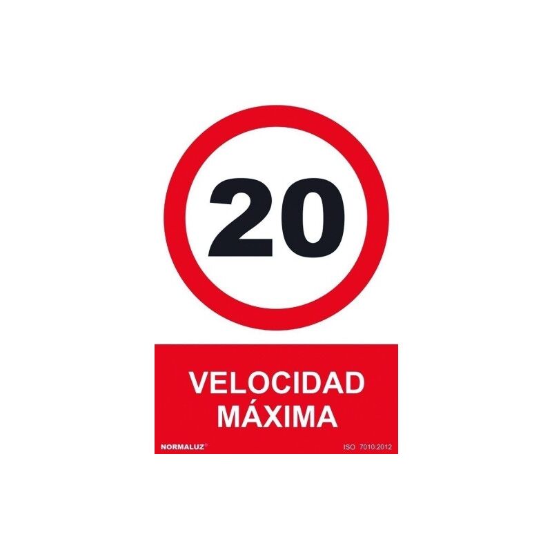 

Normaluz - Señal 210X300Mm Pvc Velocidad Mxima 20 Rd40059