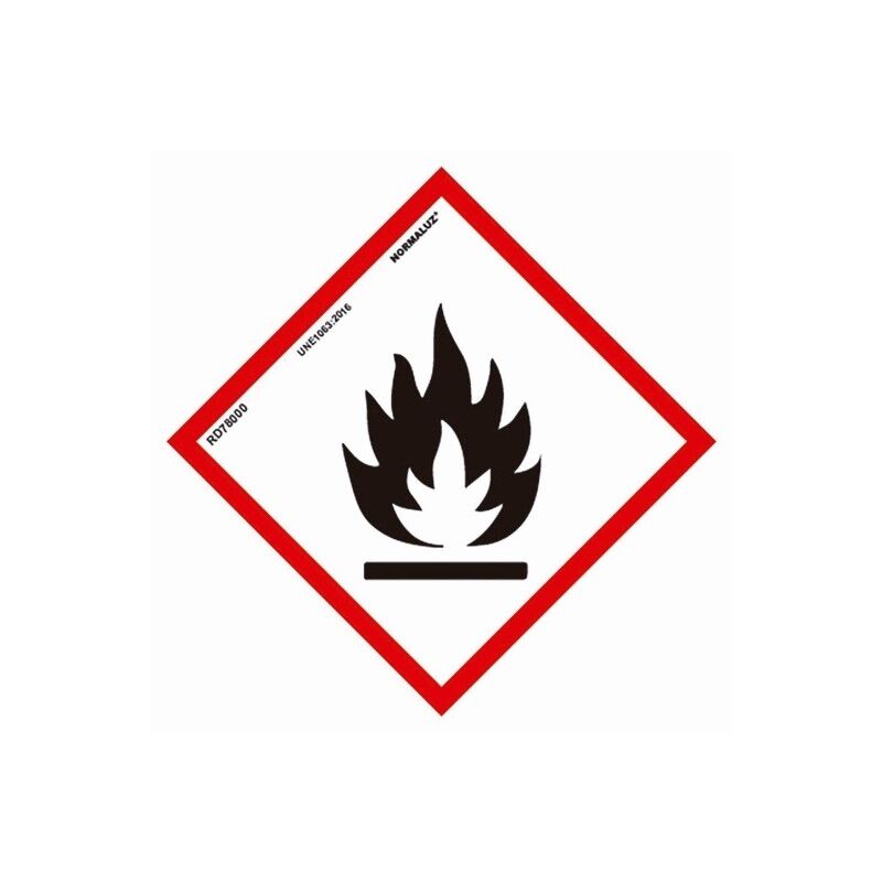 

Señal 300X300Mm Pvc Producto Qumico Inflamable Rd47000