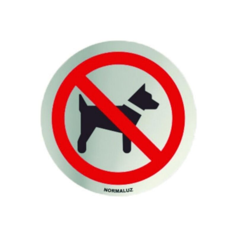 

Normaluz - Señal 70Mm Inox Adh Prohibido Perros Rd797024