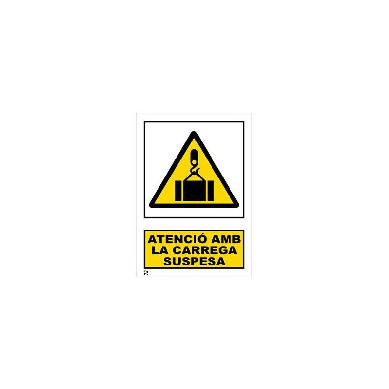 

Señal Advertencia Carrega Suspesa Serigrafia Mataro