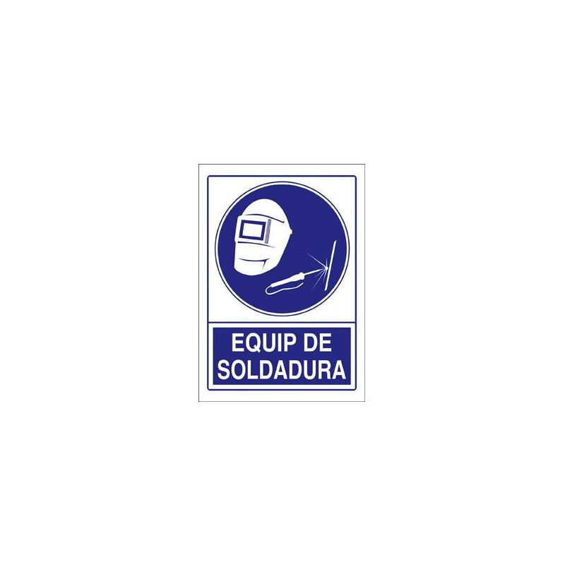 

Señal Equip de Soldadura 210x297Pvc