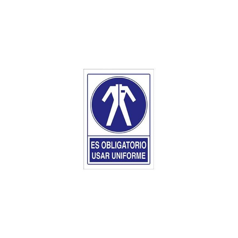 

Señal Obligacion Uniforme 210x297Pvc