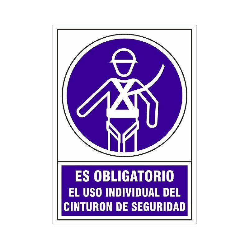 

Señal Pvc 21X30 Oblig. Uso Cinturon Segur. 07So-54