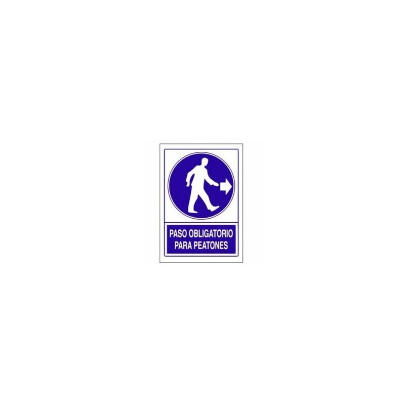 

Rotulauto Se ¥ Alizacion,s.l. - SEÑAL PVC 30X45 PASO OBLIG. PEATONES IZQ. 07SO-95I