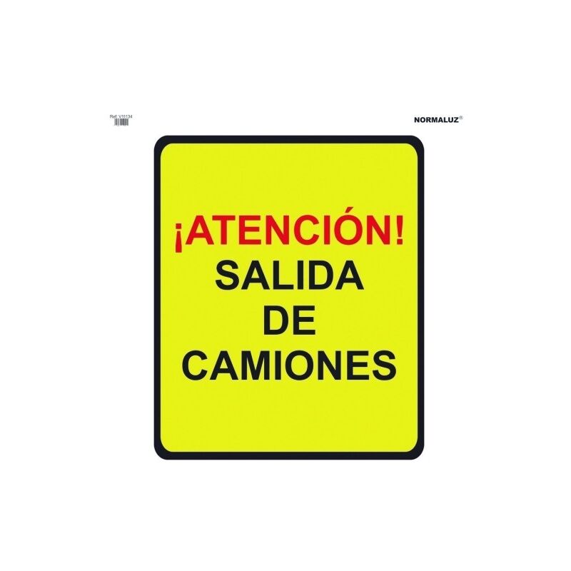 

Señal Vial 700X700Mm Bolsa Textil Salida De Camiones V11134