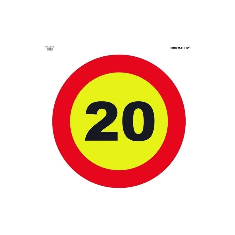 

Señal Vial Bolsa Textil 700X700Mm Velocidad Mxima 20 V11120