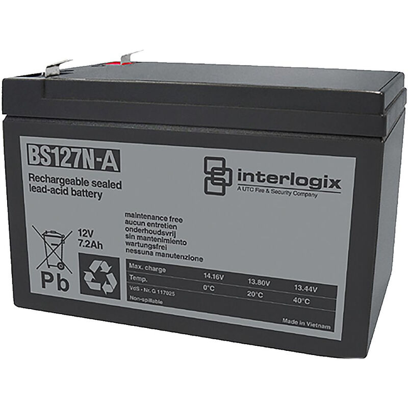 Aritech - sealed lead-acid battery, 12 BS127N-A