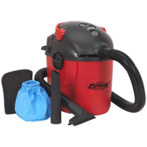 Sealey 10L Vacuum Cleaner Wet & Dry 1000W/230V PC100