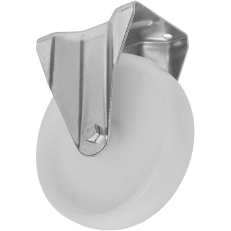 Sealey 125mm Castor Wheel with Fixed Plate SCW4125FPEM