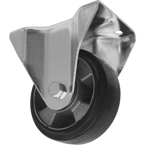Sealey 125mm Castor Wheel with Fixed Plate SCW5125FPEM
