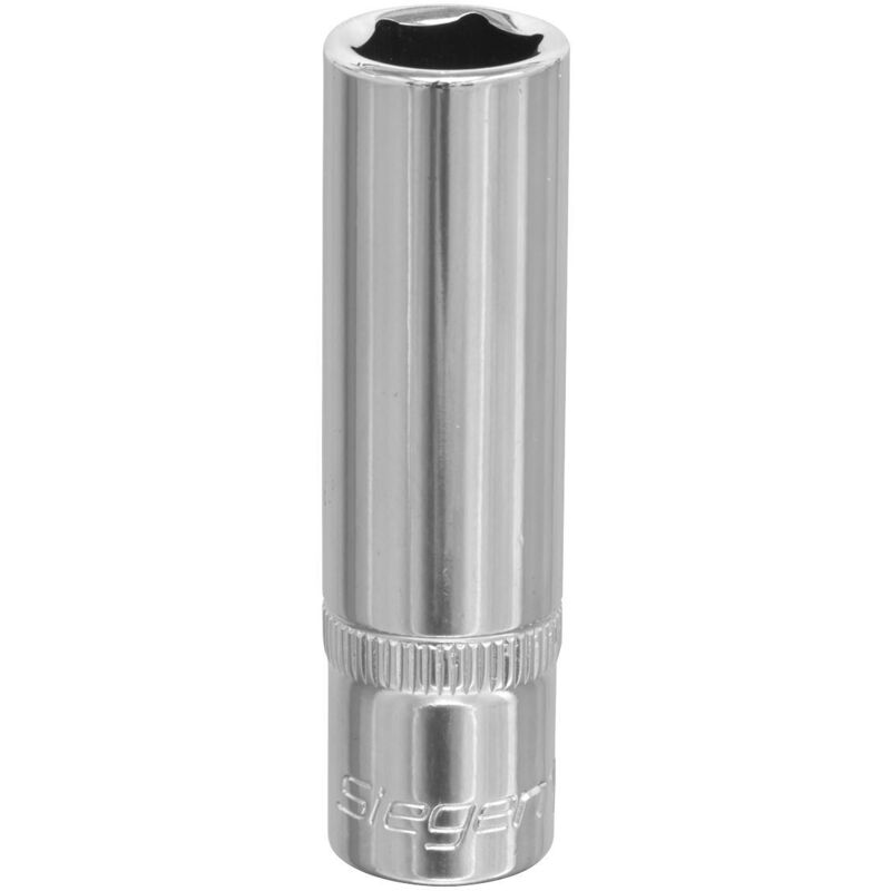 S0590 Siegen Deep Socket 3/8''Sq Drive 12mm - Sealey