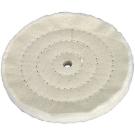 Sealey 150 x 13mm Buffing Wheel 16mm Bore - Fine BG150BW